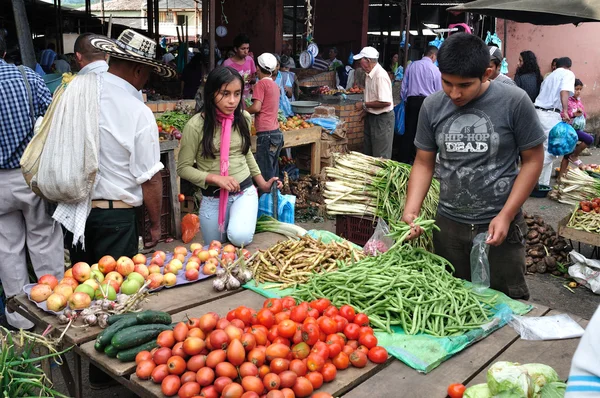 De markt voor Timaná - colombia — Stockfoto