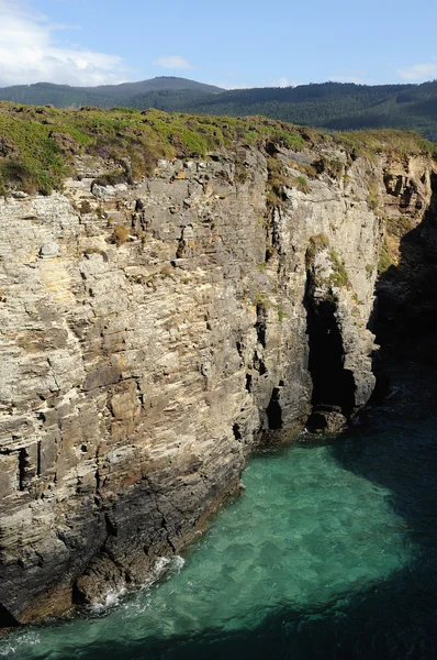 " Praia Das Catedrais "Spanien — Stockfoto