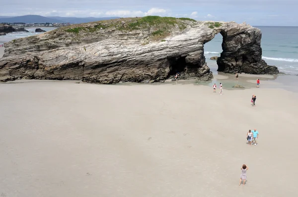 " Praia Das Catedrais "Hiszpania — Zdjęcie stockowe