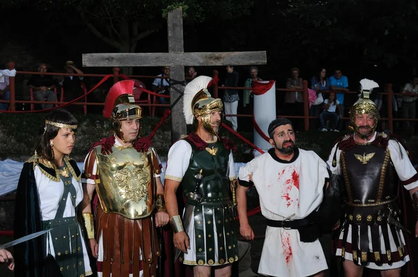 " Astur-Roman festiwal La Carisa "Carabanzo Asturias Hiszpania. — Zdjęcie stockowe