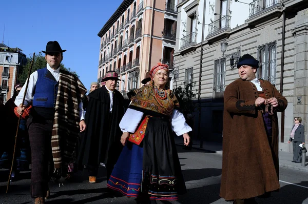 Transhumance .Madrid - Spania — Fotografie, imagine de stoc