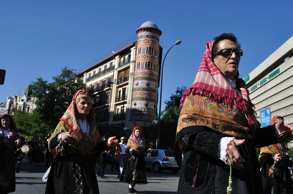 Transhumance en Madrid - España — Foto de Stock