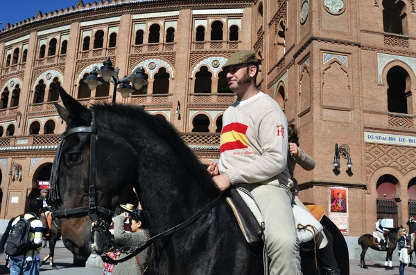 Transhumance in Madrid - Spain — Stock Photo, Image