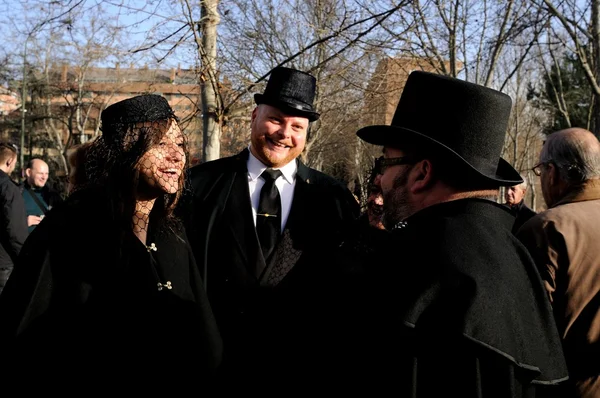 " Sepoltura del Carnevale delle Sardine. MADRID — Foto Stock