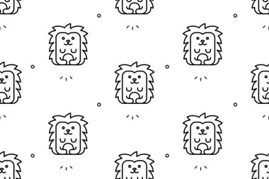 Kirpilerle kusursuz desen. Simge tasarımı. Şablon ögeleri