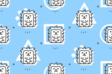 Kirpilerle kusursuz desen. Simge tasarımı. Şablon ögeleri