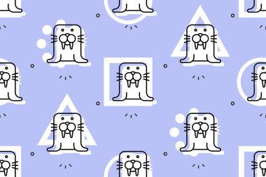 Mors 'la kusursuz bir bağlantı. Simge tasarımı. Şablon ögeleri