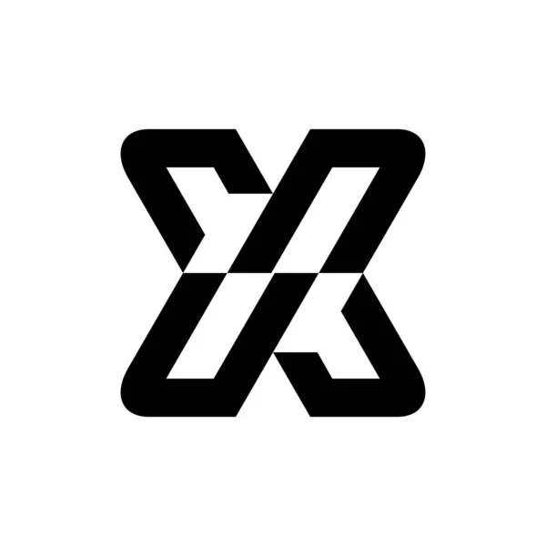 Letra Logo Diseño Iconos Elementos Plantilla Logotipos Abstractos Geométricos — Archivo Imágenes Vectoriales