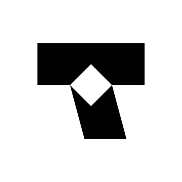 Letter Logo Icon Design Template Elements Geometric Abstract Logos —  Vetores de Stock