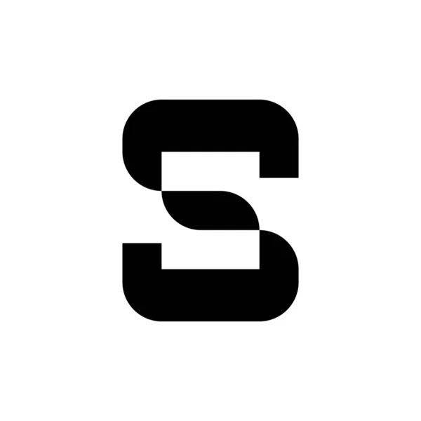 Letra Logo Diseño Iconos Elementos Plantilla Logotipos Abstractos Geométricos — Vector de stock