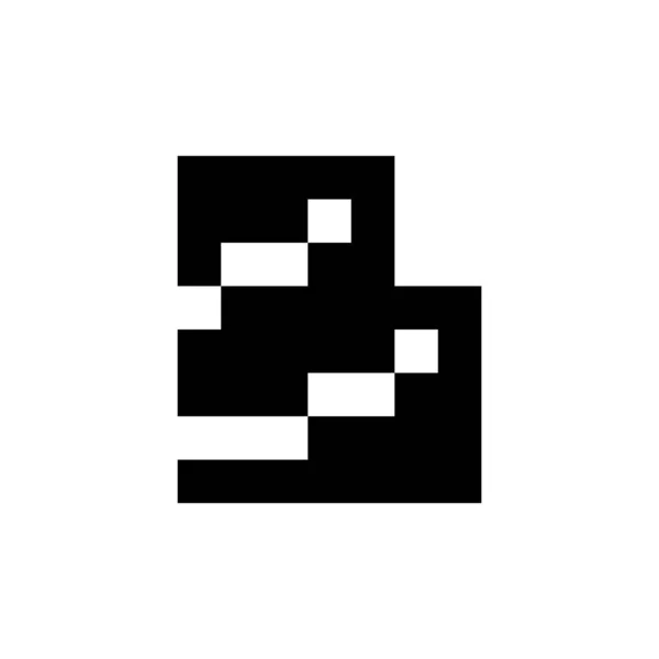 Letter Logo Ikoon Ontwerp Template Elementen Geometrische Abstracte Logo — Stockvector