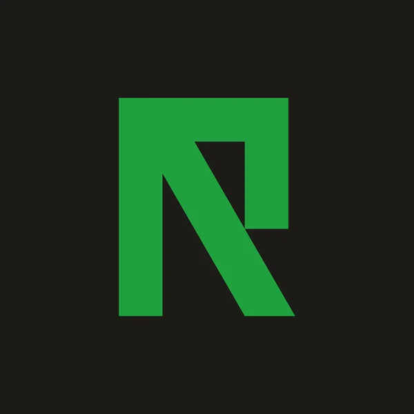 Letter Logo Ikoon Ontwerp Template Elementen Geometrische Abstracte Logo — Stockvector