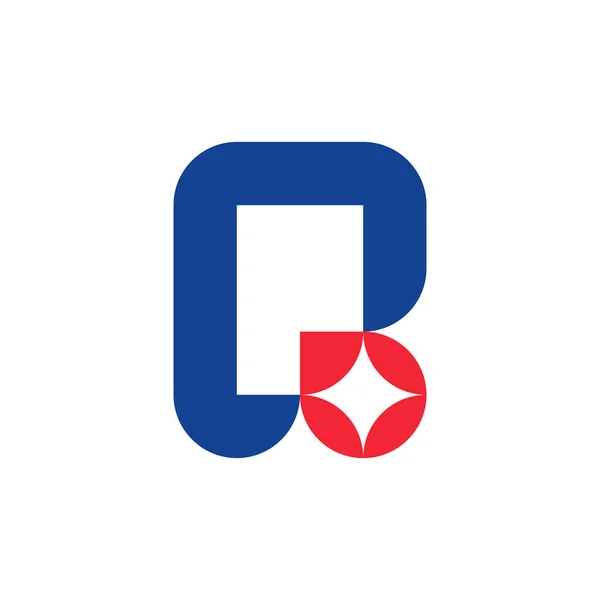 Letter Logo Icon Design Template Elements Geometric Abstract Logos —  Vetores de Stock