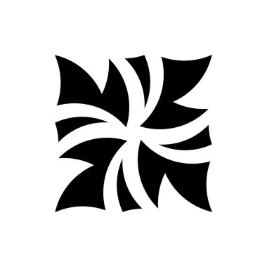 Soyut logo. Geometrik soyut logolar. Simge tasarımı