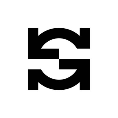 Soyut logo. Geometrik soyut logolar. Simge tasarımı