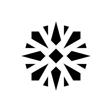 Soyut logo. Geometrik soyut logolar. Simge tasarımı