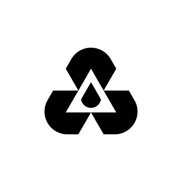 Abstrakt Logotyp Geometriska Abstrakta Logotyper Ikondesign — Stock vektor