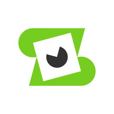 Soyut logo. Geometrik soyut logolar. Simge tasarımı