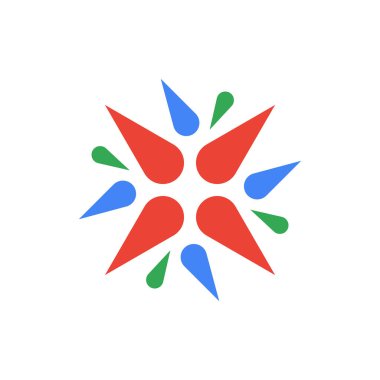 Soyut logo. Geometrik soyut logolar. Simge tasarımı