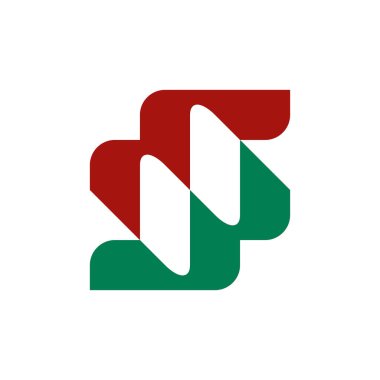 Soyut logo. Geometrik soyut logolar. Simge tasarımı