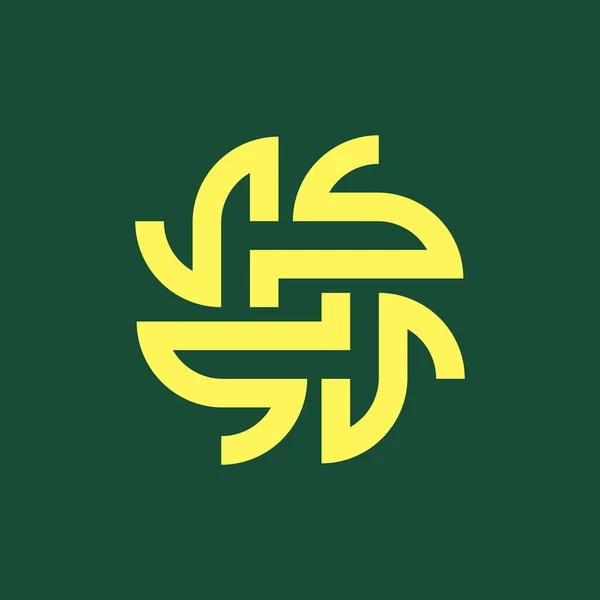 Αφηρημένο Λογότυπο Γεωμετρικά Αφηρημένα Λογότυπα Σχεδιασμός Εικονιδίων — Διανυσματικό Αρχείο