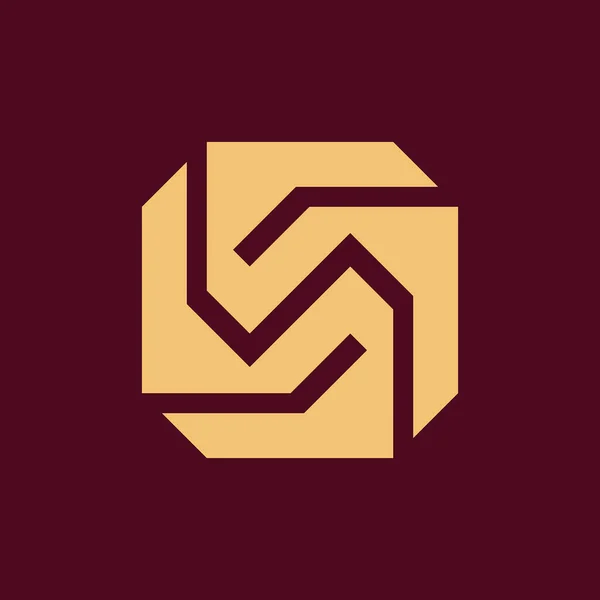 Logo Abstracto Logotipos Abstractos Geométricos Diseño Iconos — Archivo Imágenes Vectoriales