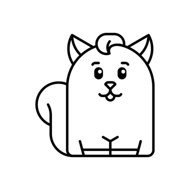 Sincap ikonu. Simge tasarımı. Şablon elementleri Düz biçim