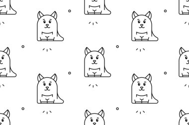 Kangurularla kusursuz bir düzen. Simge tasarımı. Şablon ögeleri