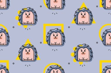 Kirpilerle kusursuz desen. Simge tasarımı. Şablon ögeleri