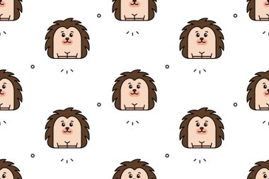 Kirpilerle kusursuz desen. Simge tasarımı. Şablon ögeleri