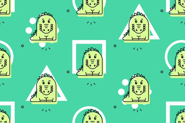 Timsahlarda kusursuz desen. Simge tasarımı. Şablon ögeleri