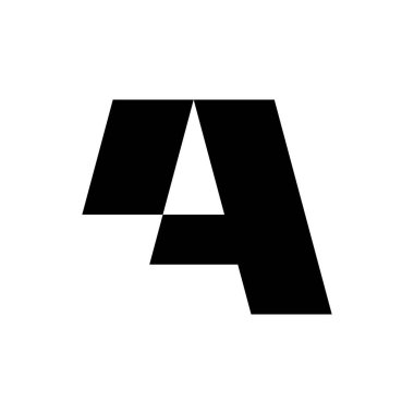 Letter A logo or icon design. template elements. geometric abstract logos