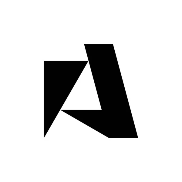 Буква Логотип Дизайн Иконки Искушать Стихии Геометрические Абстрактные Логотипы — стоковый вектор