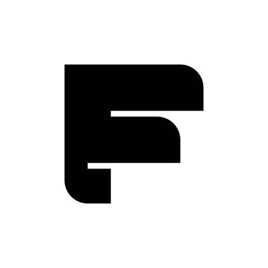 Letter F logo or icon design. template elements. geometric abstract logos