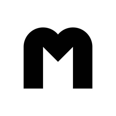 Letter M logo or icon design. template elements. geometric abstract logos