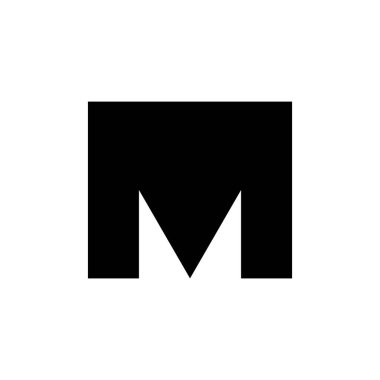 Letter M logo or icon design. template elements. geometric abstract logos