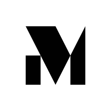Letter M logo or icon design. template elements. geometric abstract logos