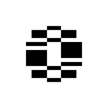 Letter O logo or icon design. template elements. geometric abstract logos