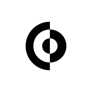 Letter O logo or icon design. template elements. geometric abstract logos