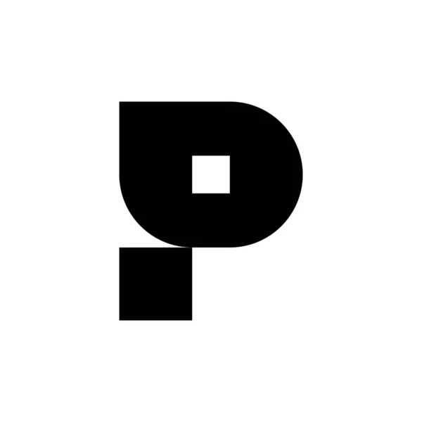 Επιστολή Λογότυπο Σχεδιασμό Εικονίδιο Στοιχεία Προτύπου Γεωμετρικά Αφηρημένα Λογότυπα — Διανυσματικό Αρχείο