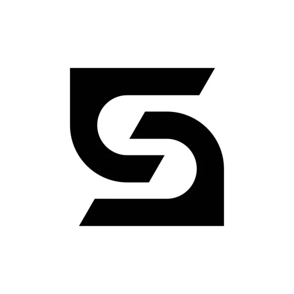 Буква Логотип Иконка Дизайн Искушать Стихии Геометрические Абстрактные Логотипы — стоковый вектор