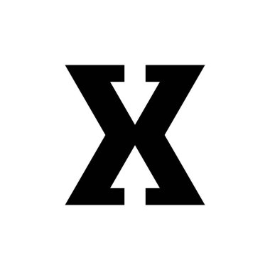 Letter X logo or icon design. template elements. geometric abstract logos