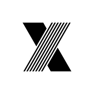 Letter X logo or icon design. template elements. geometric abstract logos