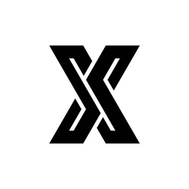 Letter X logo or icon design. template elements. geometric abstract logos