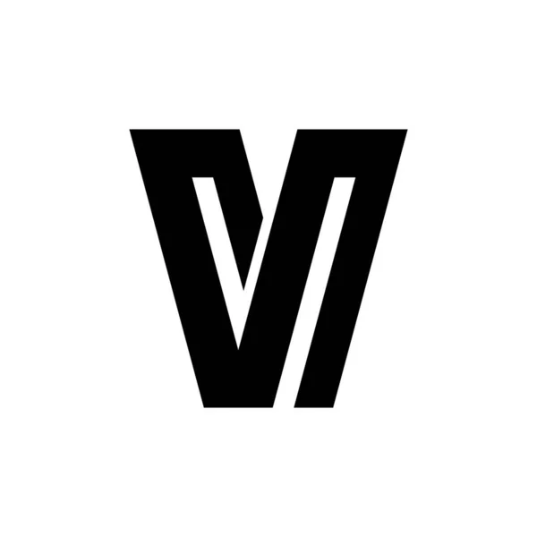 Letter Logo Icon Design Template Elements Geometric Abstract Logos — Stok Vektör