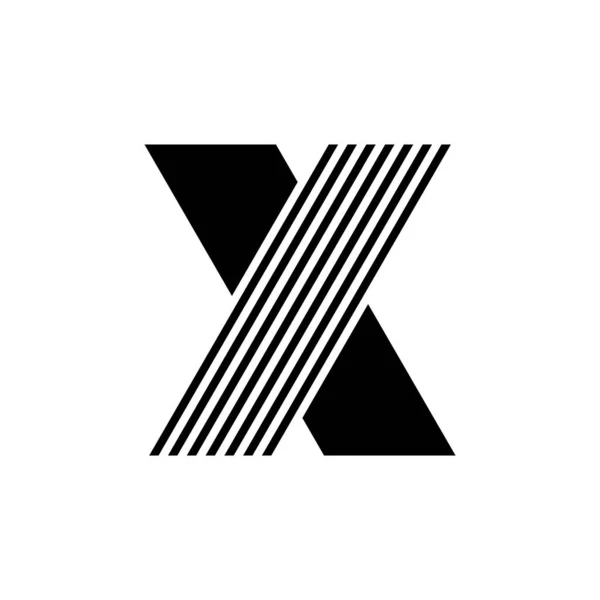 Letter Logo Icon Design Template Elements Geometric Abstract Logos — Vector de stock
