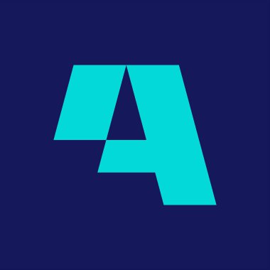 Letter A logo or icon design. template elements. geometric abstract logos