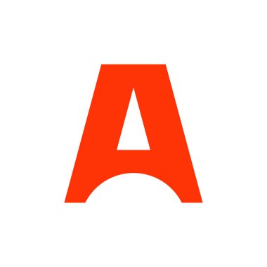 Letter A logo or icon design. template elements. geometric abstract logos