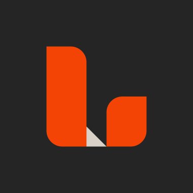 Letter L logo or icon design. template elements. geometric abstract logos