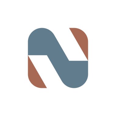 Letter N logo or icon design. template elements. geometric abstract logos